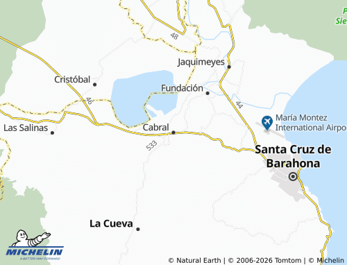 MICHELIN Cabral map - ViaMichelin