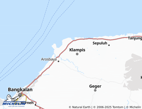 Mapa MICHELIN Karang Asem - ViaMichelin