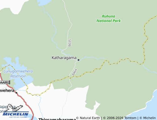 Mappa MICHELIN Katharagama - ViaMichelin