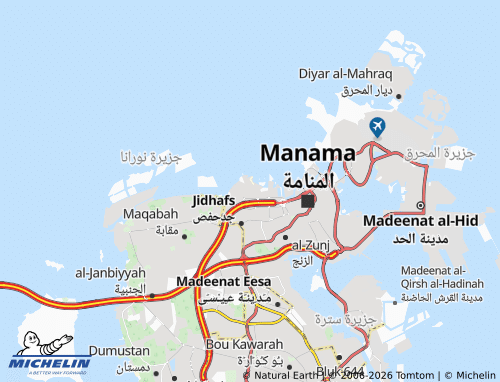Mappa MICHELIN Dahiyat al-Sayf - ViaMichelin