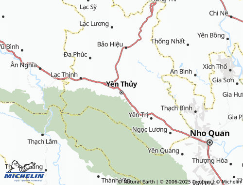 MICHELIN Yên Thủy map - ViaMichelin