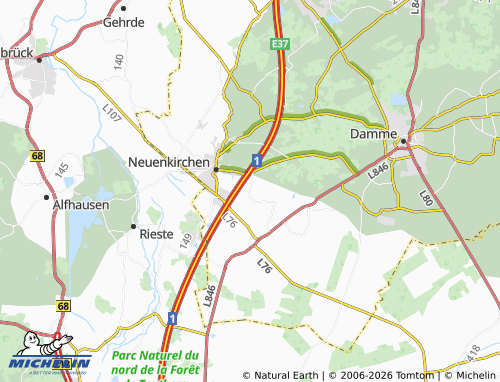 MICHELIN Severinghausen map - ViaMichelin