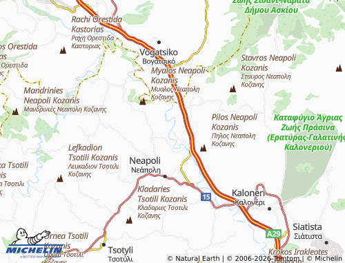 Carte MICHELIN Melidoni - ViaMichelin