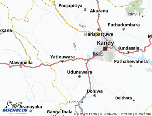 Mapa MICHELIN Ranawana - ViaMichelin