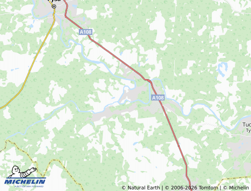 Carte MICHELIN Ust'ye - ViaMichelin