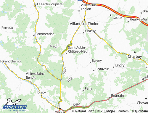 MICHELIN Le Moulin de Ville map - ViaMichelin