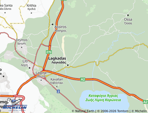 MICHELIN Chrysavgi map - ViaMichelin