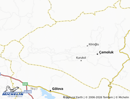 MICHELIN Eğnir map - ViaMichelin