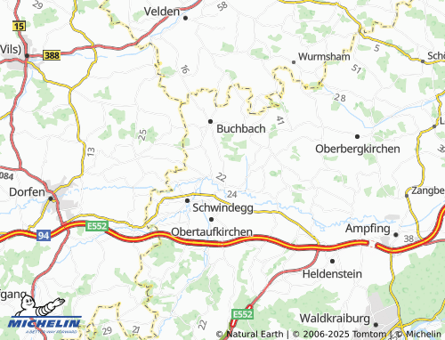 MICHELIN Ellaberg map - ViaMichelin