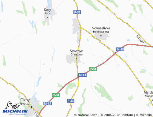 Mapa MICHELIN Stavrove - ViaMichelin