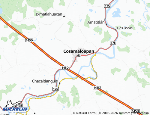 Mapa MICHELIN San Valentín - ViaMichelin