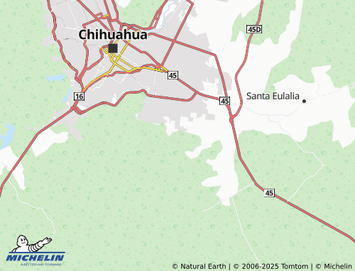 MICHELIN Panteón Municipal map - ViaMichelin