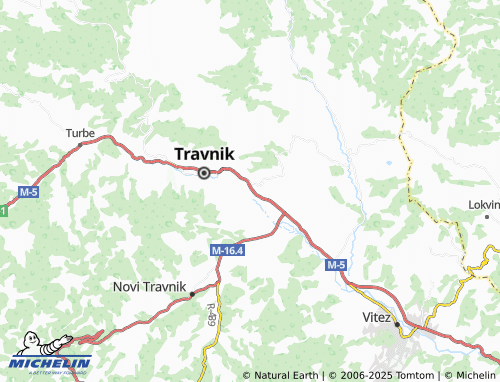 MICHELIN Dolac Na Lašvi map - ViaMichelin