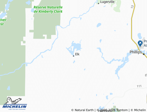 Mapa MICHELIN Elk - ViaMichelin