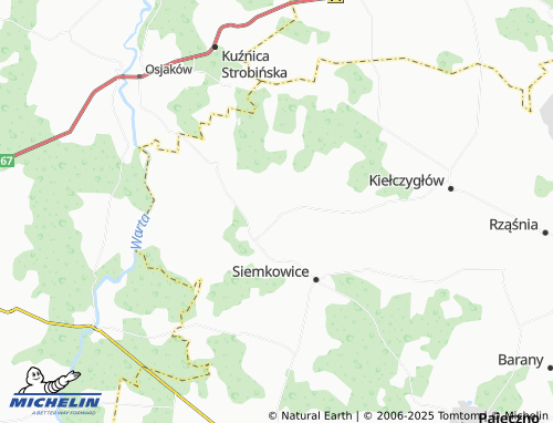 MICHELIN Lipnik map - ViaMichelin