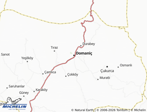 MICHELIN Hisar map - ViaMichelin