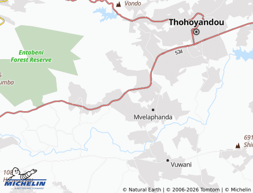 Mappa MICHELIN Hamutsha - ViaMichelin