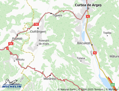 MICHELIN Alunișu map - ViaMichelin