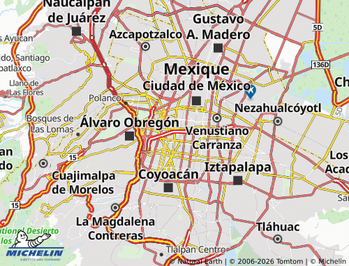 Mapa MICHELIN Piedad Narvarte - ViaMichelin