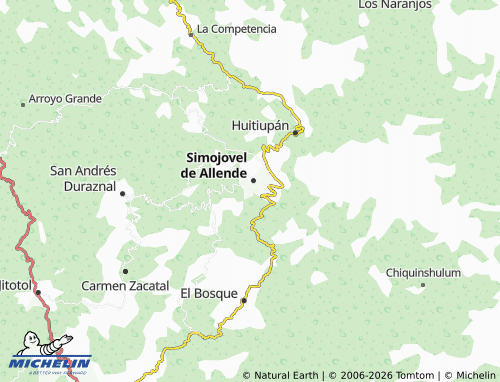 Mapa MICHELIN El Roblar - ViaMichelin