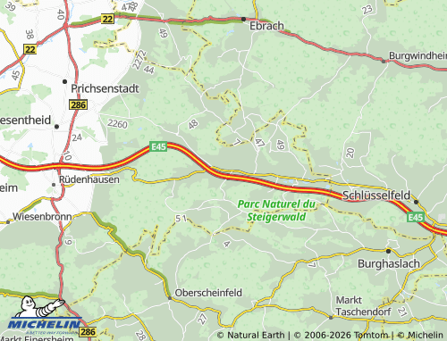 Carte MICHELIN Geiselwind - ViaMichelin