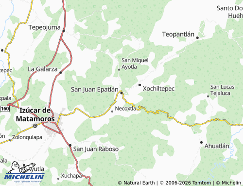 Mappa MICHELIN San Juan Epatlán - ViaMichelin