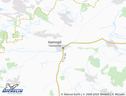 MICHELIN Hannopil map - ViaMichelin
