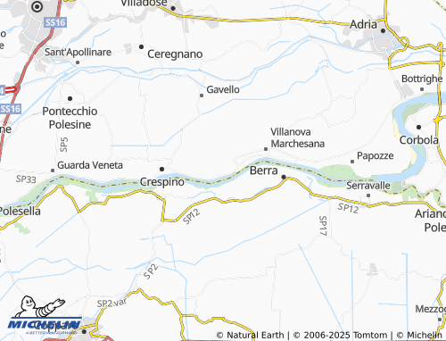 MICHELIN-Landkarte Capo di Sopra - ViaMichelin