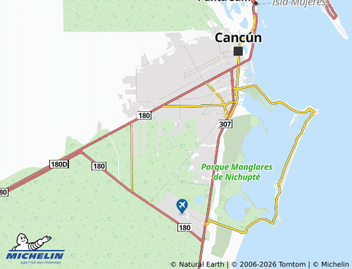 MICHELIN Punta Estrella map - ViaMichelin