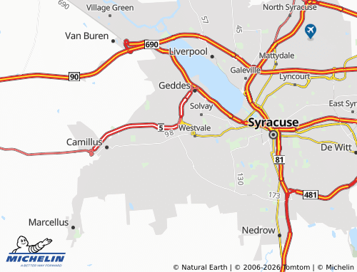 Mappa MICHELIN Fairmount - ViaMichelin