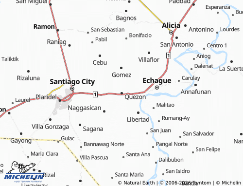 Mappa MICHELIN Quezon - ViaMichelin