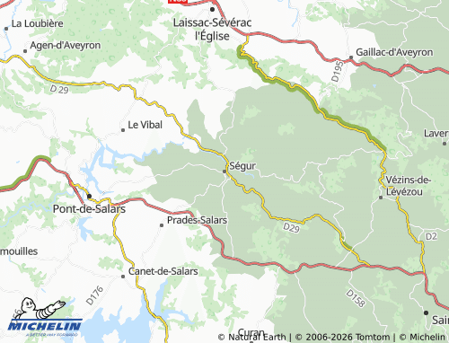 MICHELIN Ségur map - ViaMichelin