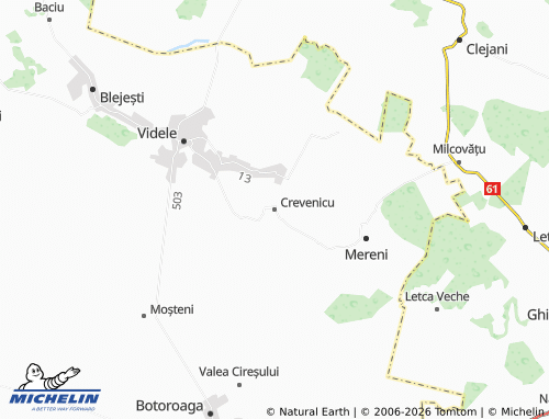 Mappa MICHELIN Crevenicu - ViaMichelin