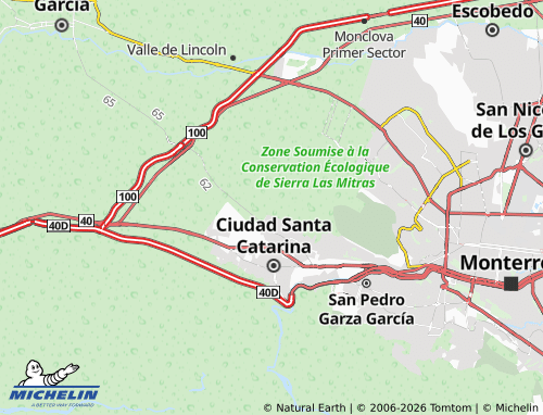 Mappa MICHELIN Real de Santa Catarina - ViaMichelin