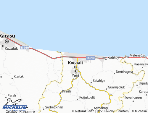 Mappa MICHELIN Yalı - ViaMichelin
