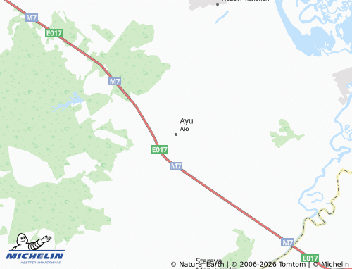MICHELIN-Landkarte Ayu - ViaMichelin