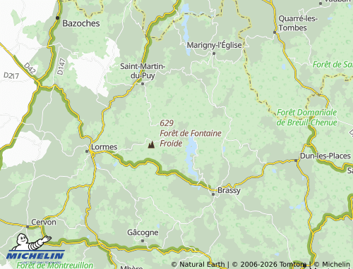 Carte MICHELIN Plainefas - ViaMichelin