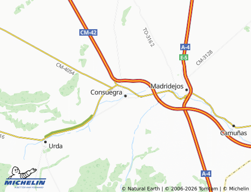 Mapa MICHELIN Consuegra - ViaMichelin