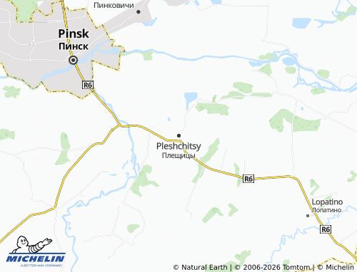 Carte MICHELIN Pleshchitsy - ViaMichelin