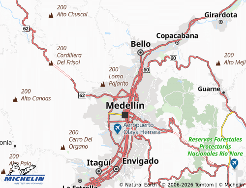 Carte MICHELIN Bosques de San Pablo - ViaMichelin
