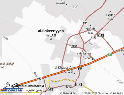 MICHELIN-Landkarte al-'Amal - ViaMichelin