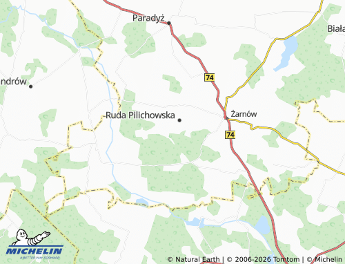 Carte MICHELIN Myślibórz - ViaMichelin