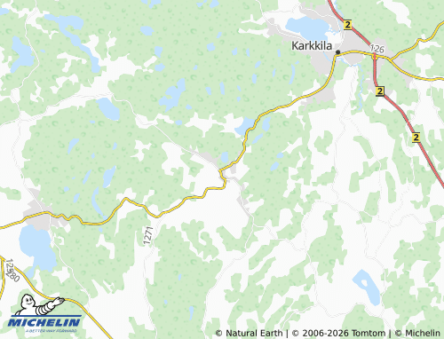 Kaart MICHELIN Ikkala - ViaMichelin
