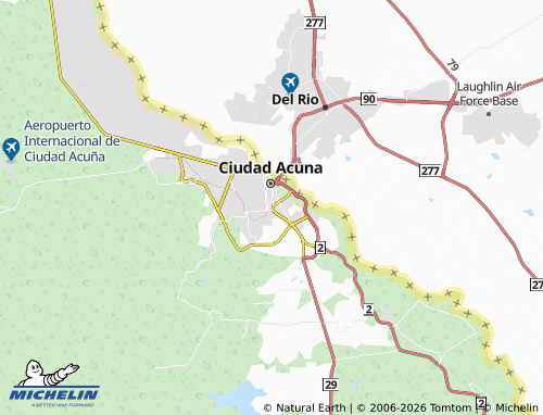 Mapa MICHELIN 2 de Octubre - ViaMichelin