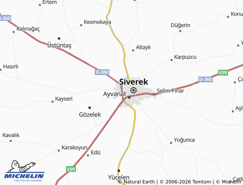 Mapa MICHELIN Fırat - ViaMichelin