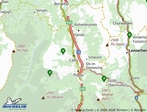 Carte MICHELIN Cazis - ViaMichelin