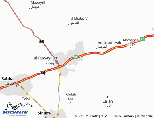 Carte MICHELIN al-Khaleej - ViaMichelin