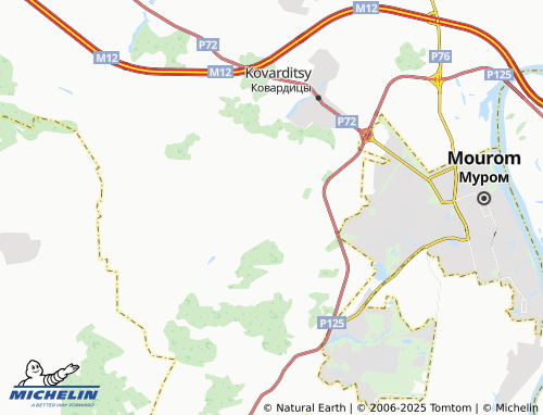 MICHELIN Korzhavino map - ViaMichelin