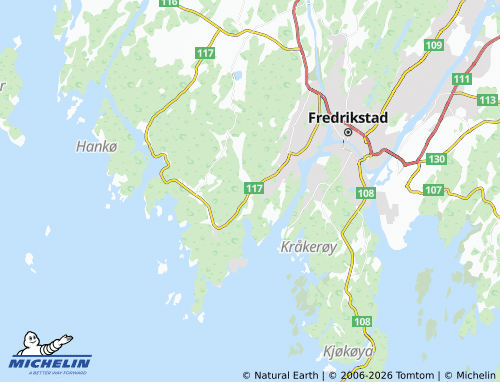 MICHELIN-Landkarte Dale - ViaMichelin