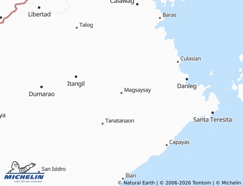 Mappa MICHELIN Magsaysay - ViaMichelin